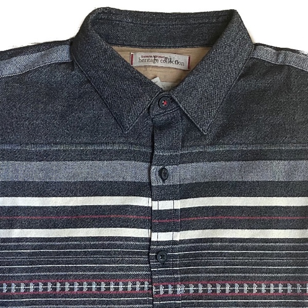 BR Luxury collection Thick Fabric Shirt  -S